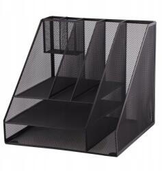 D. rect Tárdoboz 8 Kamrás Drót Fekete (110447)