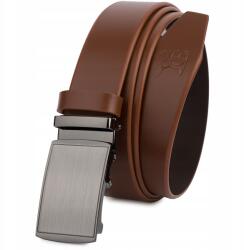 Beltimore Öv férfi bőr nadrág automata elegáns prémium bőr Beltimore (A20brown_110)