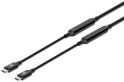 Manhattan Cablu de date Manhattan 355971, USB-C male - USB-C male, 5 m, Black (355971)