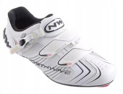 Northwave Pedálos kerékpáros cipő Northwave Evolution Sbs országúti 42 white bla (80131003 51)