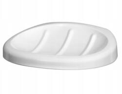 BISK Falra szerelhető szappantartó Bisk Laguna fehér műanyag (50502)