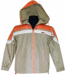  Gyerek Tavaszi Őszi Kapucnis Kabát Bézs XXL 140 MODELL: 877 (KURTKA DZIECIĘCA BEŻOWA 877)