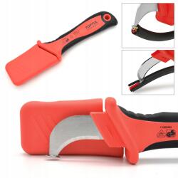 TOPTUL Szigetelt Kampós Kés A Szigetelés Eltávolításához 190MM 1000V Vde Lehúzó Toptul (SFAB5020V4)