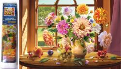 NORIMPEX - Puzzle Pictura cu diamant: Buchet de vara 30x40cm - 1 - 39 piese