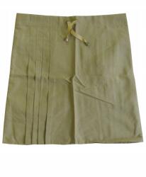  Gyerek Szoknya Pamut Szoknya Bézs 134 (SPÓDNICZKA DZIECIĘCA Z PLISOWANIEM SZNU)