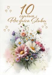 Trend Házassági Évfordulós Üdvözlőlap 10. Év