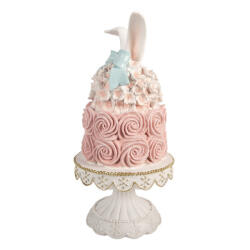 Clayre & Eef Decoratiune Paste Tort polirasina multicolora Ø 17x35 cm (6PR5929)