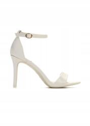 Vices Magassarkú szatén szandál magassarkú cipő Lily Rose bézs 36 (gt654d)