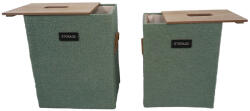 AdTrend Set 2 cosuri rufe maro verde Jin 35 x 25 x 45, 40 x 30 x 50 cm (120254)