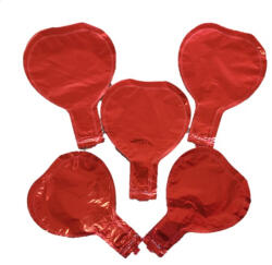 Balloons4party Set 5 baloane folie inimioare rosu 25 cm