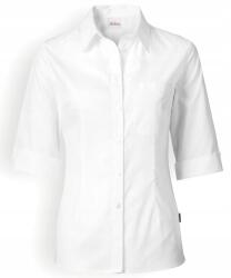  Női Ing 3/4-ES Ujjú Profi Pincérnő Munkaruha Fehér 44