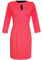 Bergamo Ruha Rövid Térd Alá Érő Tunika 3/4-ES Ujjú Rózsaszín S 36 MODELL: 496