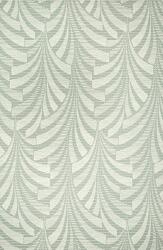 Grandeco Zöldes-szürke alapon krém mintás tapéta (A53303)