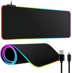 VERK GROUP 1Mcz gamer egér- és billentyűzetpad Led háttérvilágítással XXL 90x40cm (06354)