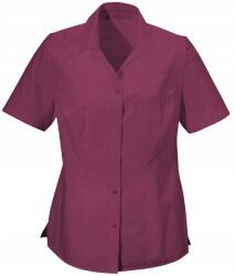  Női Ing Rövid Ujjú Póló Pincér Blúz Profi Dress Lila 42 (195178NP8)