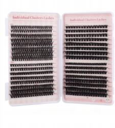  592 db-os Omelivon szempilla, Diy fürtös szempillák, vegyes 50D-100D, 8-16mm