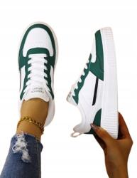 Shein Női Fűzött Sportcipő Fehér 40 1DG (sx)