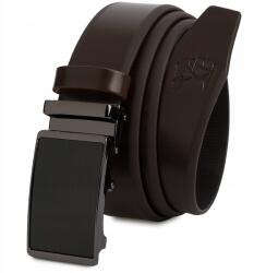 Beltimore Öv férfi bőr nadrág automata elegáns prémium bőr Beltimore (A22darkbrown_110)