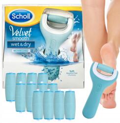 Scholl Elektromos Talpreszelő Scholl Velvet Wet Dry Kristályszemcsékkel 13 Pótfej (4002448095262)