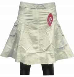  Rövid Ifjúsági Szoknya Térdig Érő Szoknya Fehér 44 XXL MODELL: 1135F