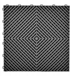  Moduláris padló Csempe puzzle 40x40 Garázs Autó Padló Grafit Műhely (PP8Graphite)