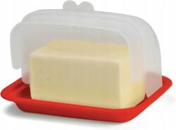  Vajtartó Fedéllel Széles Műanyag Tartály Konyha Piros (B0D483VPQ5)