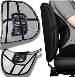 Decortrend Háttámasz Alátét Üléshez Masszírozó Ágyéki Párna (PODKŁADKA PODPÓRKA POD PLECY NA FOTEL)