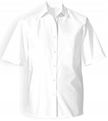  Női ing rövid ujjú vendéglátóipari pincér póló fehér 34