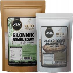 MK Nutrition Bambuszrost 500g és útifűmaghéj 250g Keto kenyér szett