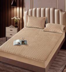 Jojo Home Husa de pat matlasata tip topper + 2 fete de perna 50x70cm bej - D099 (D099.2)