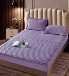 Jojo Home Husa de pat matlasata tip topper + 2 fete de perna 50x70cm mov - D101 (D101.1)