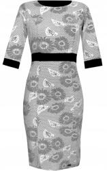 Bergamo Ruha Rövid Térd Alá Érő Tunika 3/4-ES Ujjú Szürke S 36 MODELL: 497