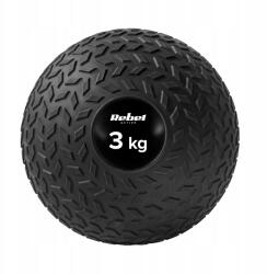 Rebel RBA-3108-3 Medicinlabda Slam Ball, 23 cm, 3 kg, fekete (RBA-3108-3)
