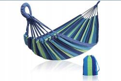  Függőágy Nagy Erős XXL 1 Személyes 200x80 150kg (HAMAK 1OS. NIEBIESKI)