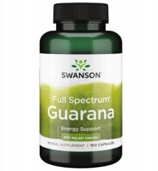 Swanson Full Spectrum Guarana 500 mg 100 kapszula Természetes "koffein (087614019789)