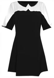 Bergamo Ruha Rövid Térd Alá Érő Tunika Rövid Ujjú Fekete Xs 34 MODELL: 473