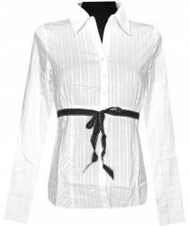  Női Blúz Ing Hosszú Ujjú Póló Pamut Fehér 38 M MODELL: 1094 (1094)