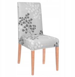 Springos Székhuzat Szürke Elasztikus Vastag Mintás Univerzális Huzat (HA0046)