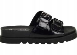 Darbut Flip-flop papucs 8567/272 38 Fekete lakk csatokkal (8567/272)