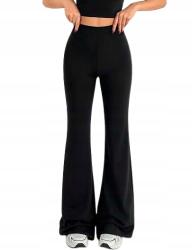 Shein Fekete Bővíthető Leggings Hosszú Tall Harang L 1JH