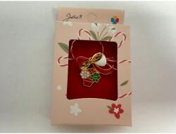 Flippy Martisor Brosa Mica in Cutie, Jolie, Dimensiune Brosa 2.5-3cm, Material Metal, Model Cos cu Flori, Cutie Roz (teo-165207)