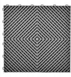  Moduláris padló Csempe puzzle 40x40 Garázs Autó Padló Műhely Szürke (PP8Grey)