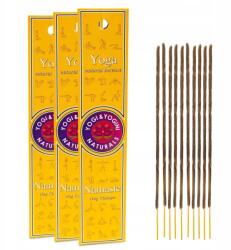 Yogi & Yogini Illatosító pálcikák Yoga Namaste füstölő 100% természetes alapanyagok Nag Champa (8719075397961)