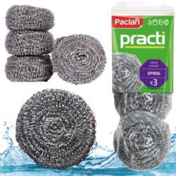 Paclan Fém Konyhai Mosogató Csaptelep Tisztító Drót 3 Db Paclan (5900942135608)