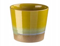  Virágtartó 13 cm kerámia Livarno home Kerámia váza Sárga (4052916253809)