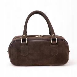 MORANTI Michela-M Női kézitáska, velúr, csokoládé (MR-1230-23-Czkl)