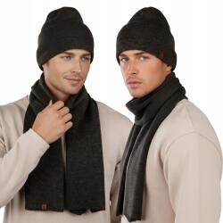  Férfi Sapka Szett Téli Sál Meleg Divatos Lengyel gyártás 4004 -02