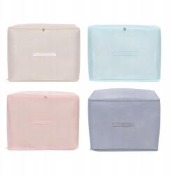  2 db-os nagy tárolótáska H 54 x 42 x 30 cm Bézs/Kék/Szürke/Rózsaszín (Large storage bag XL)