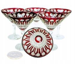  Rubin kristály martinis pohár 170ml (2/8/F/R)