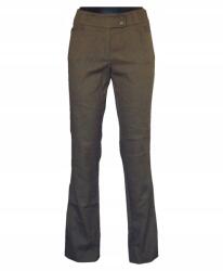 Quiosque Női Ifjúsági Nadrág Hosszú Barna Pamut Egyenes 36-OS (34N749)